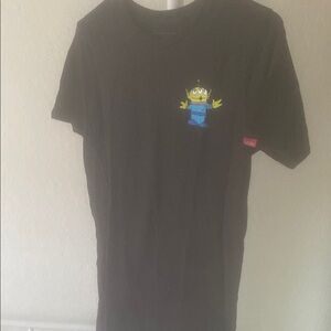 VANS Pixar Black T-Shirt with Alien Graphic